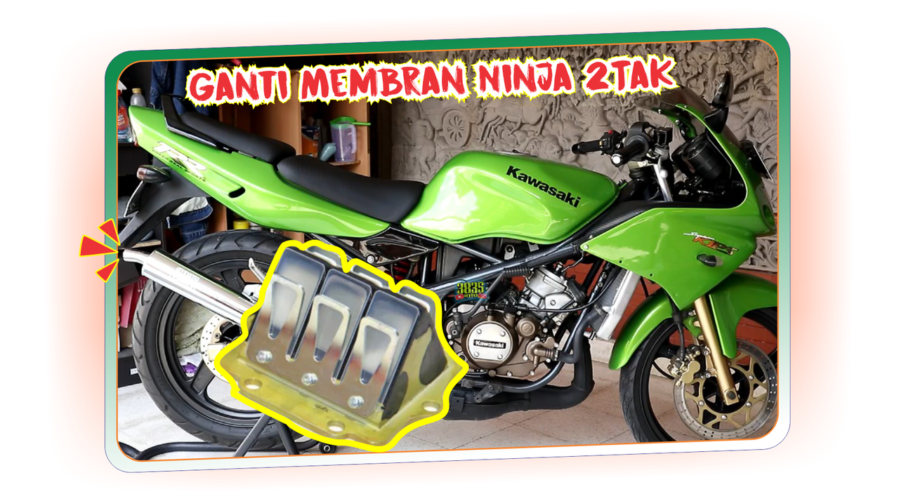 Cara Ganti Sendiri Membran Ninja 2Tak, Siapkan Kunci Berikut