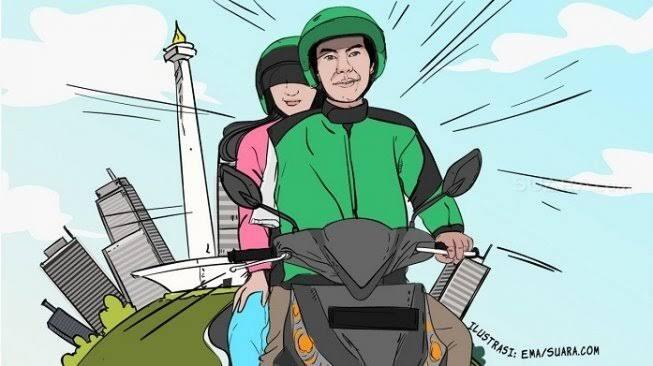 Driver Ojol Multifungsi, Selain Bisa Antar Ke Tujuan Bisa Jadi Teman Curhat Dan Makan