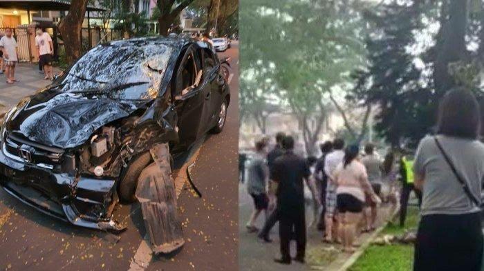 Pemuda Mabuk Tabrak Polisi Saat Razia dengan Mobilnya, Kemudian Kabur