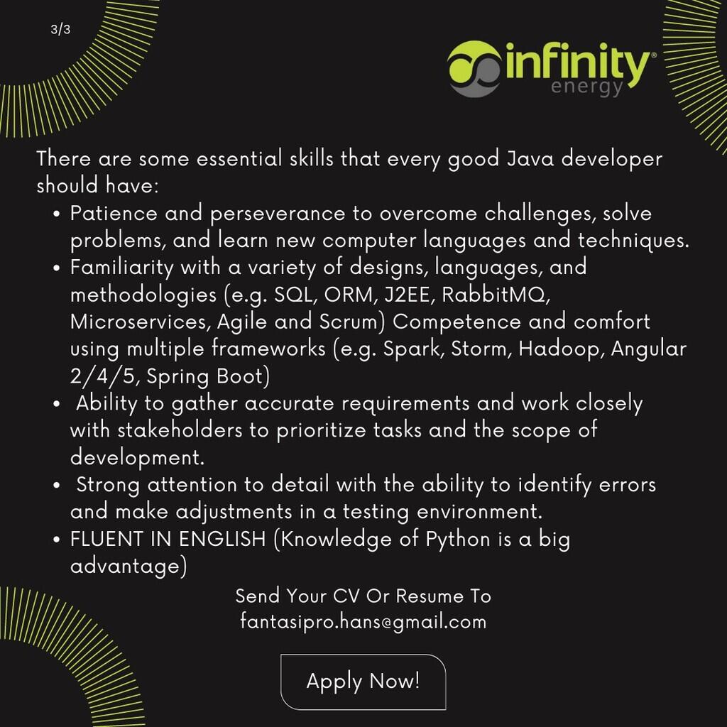 Loker: Software Developer (FT, WFH)