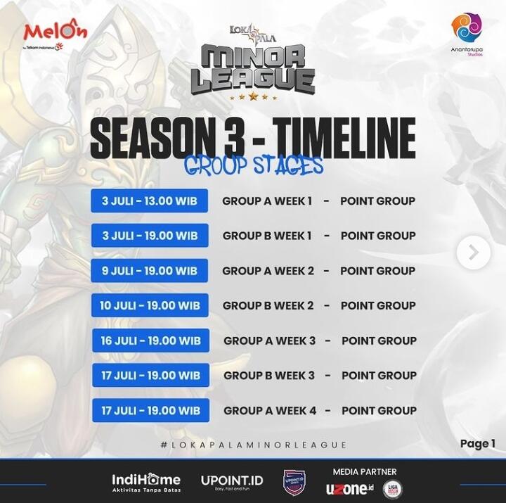 Turnamen Lokapala Minor League Season 3