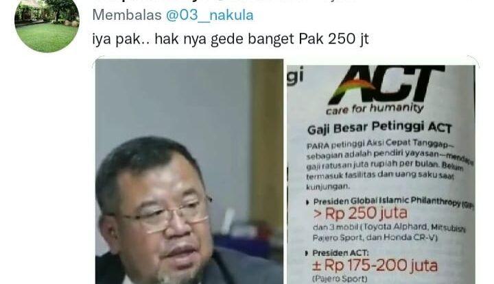 Sambil Elus Jenggot, Pendiri ACT : Saya Ini Ustadz, Nggak Korupsi