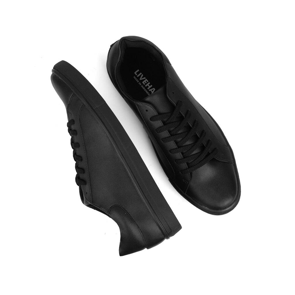 10 Rekomendasi Sepatu Full Black Brand Lokal Harga 100 Ribuan