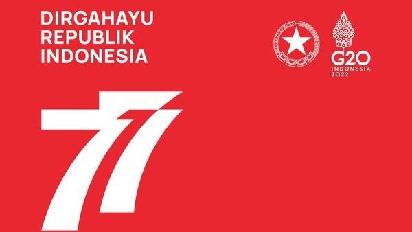 Ini Logo HUT Ke-77 RI, Bertema 'Pulih Lebih Cepat, Bangkit Lebih Kuat'