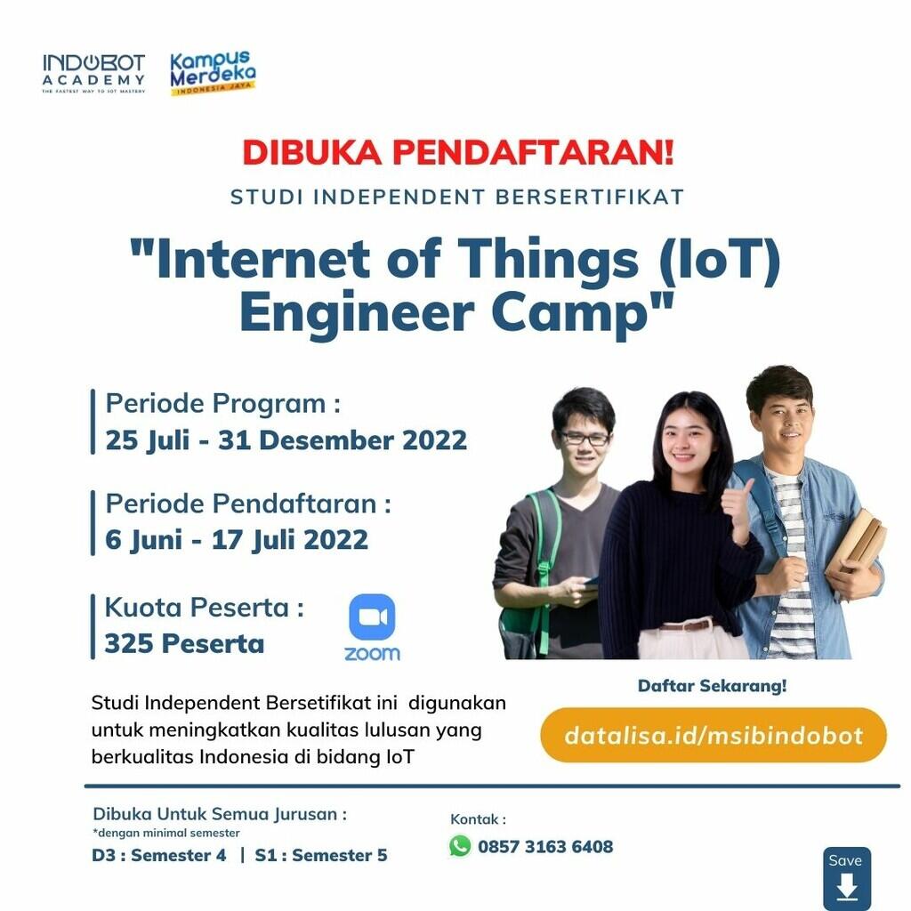 Pelatihan IoT Gratis! Khusus Mahasiswa!