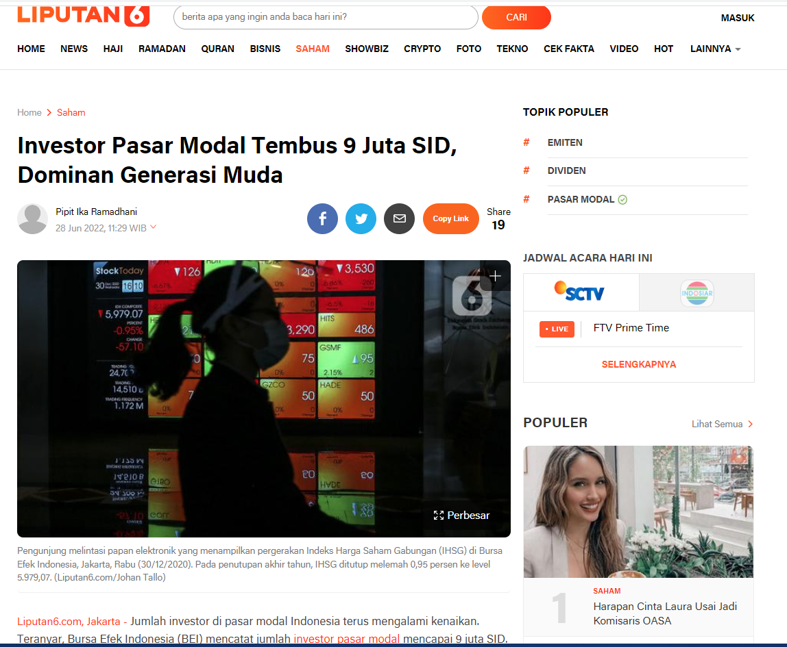 &#91;20 Agustus '22 ONLINE&#93; Pelatihan Option Trading Cetak Trader Profitable !! 