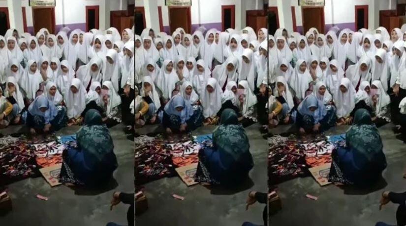 Viral Pengasuh Ponpes Razia dan Hancurkan Puluhan Lipstik Santri Putri