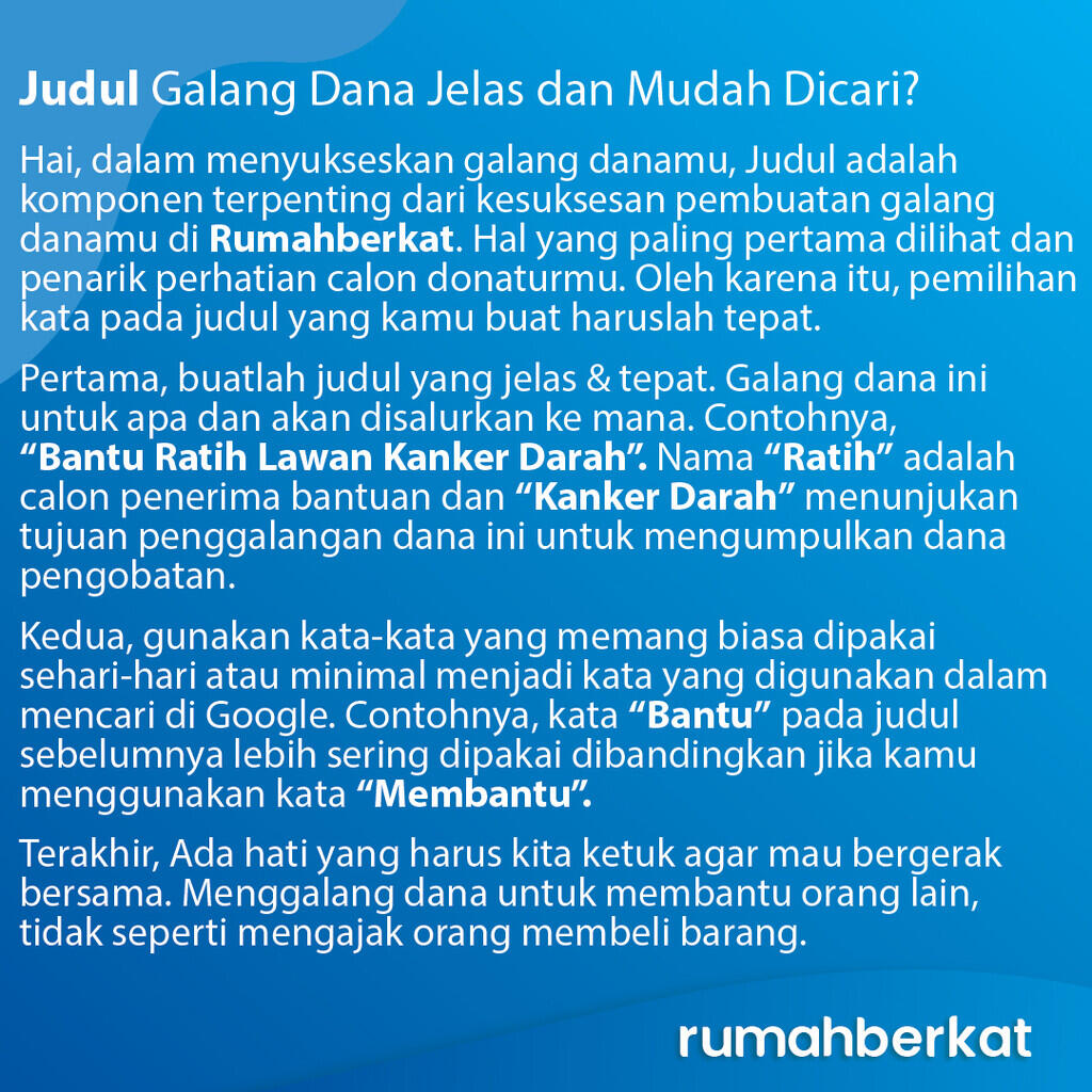 trik jitu agar kamu bisa segera mendapatkan donasi Rp 1 juta pertamamu.