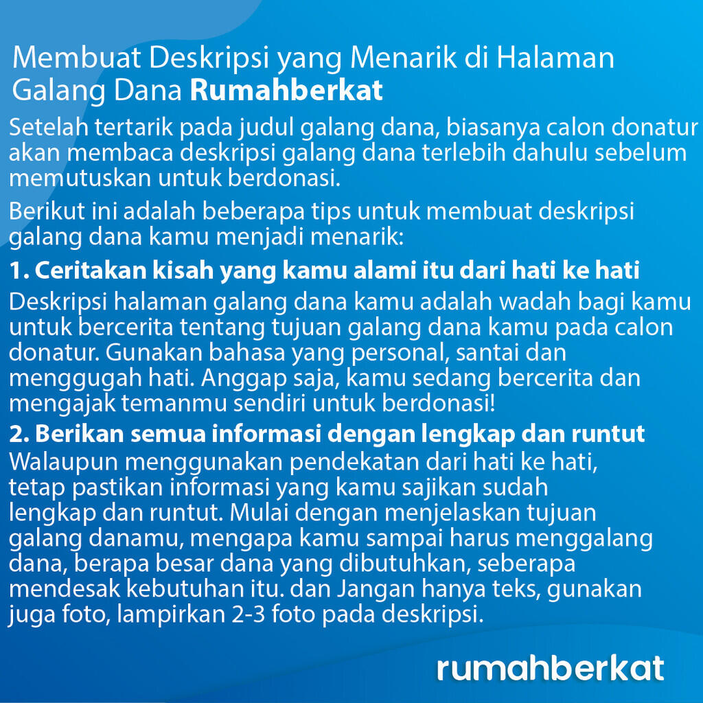 trik jitu agar kamu bisa segera mendapatkan donasi Rp 1 juta pertamamu.