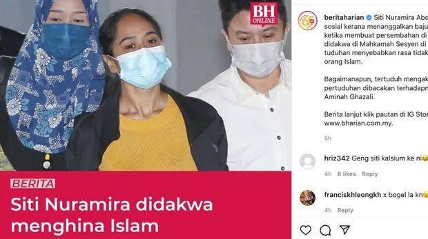 Komika Malaysia Siti Nuramira Abdullah, Cantik Tapi Ditangkap Polisi, Kenapa?