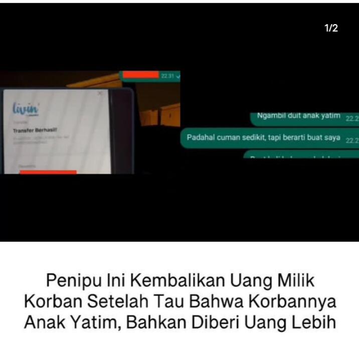 Tahu Korbannya Anak Yatim, Penipi Ini Kembalikan Uang Hasil Curian, Apa Hikmahnya? 