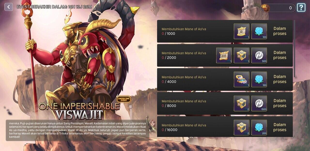 Lokapala moba update ksatriya Mavell, &quot;Sang Penguasa 3 Jagad&quot;