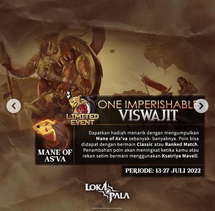 Lokapala moba update ksatriya Mavell, &quot;Sang Penguasa 3 Jagad&quot;