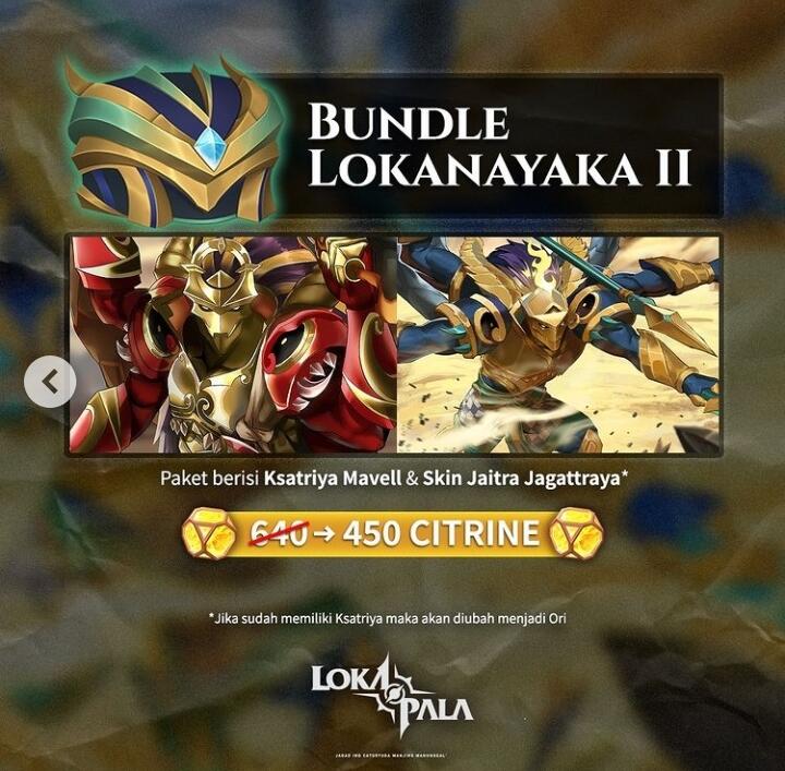 Lokapala moba update ksatriya Mavell, &quot;Sang Penguasa 3 Jagad&quot;