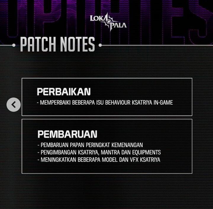 Lokapala moba update ksatriya Mavell, &quot;Sang Penguasa 3 Jagad&quot;