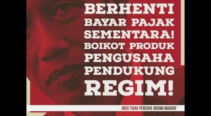 Tagar Stop Bayar Pajak Viral: Boikot Produk Pengusaha Pendukung Rezim!