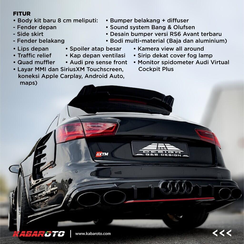 Audi RS6 6XTM Widebody Racikan Tuner Jerman, Berani Lawan?