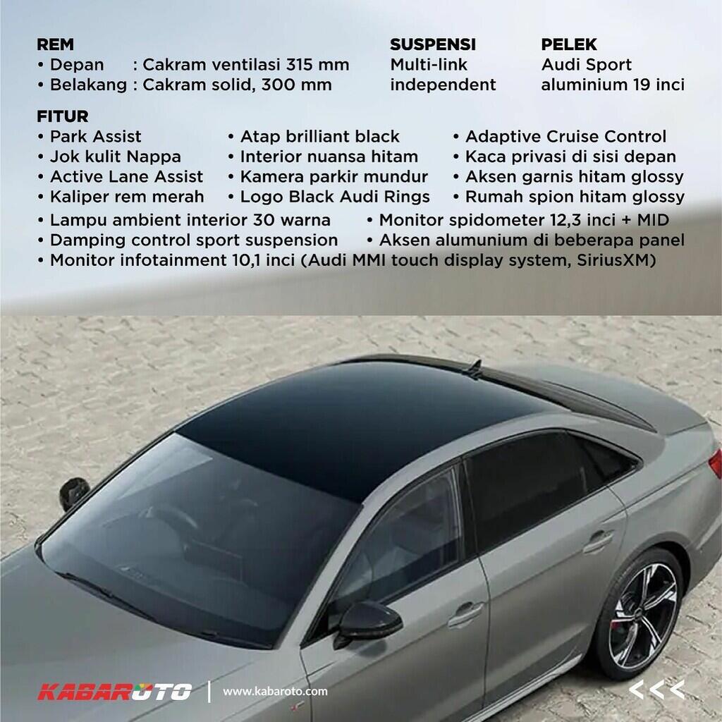 Audi Rilis A4, A4 Avant, Dan A5 Sportback Versi Black Style Plus