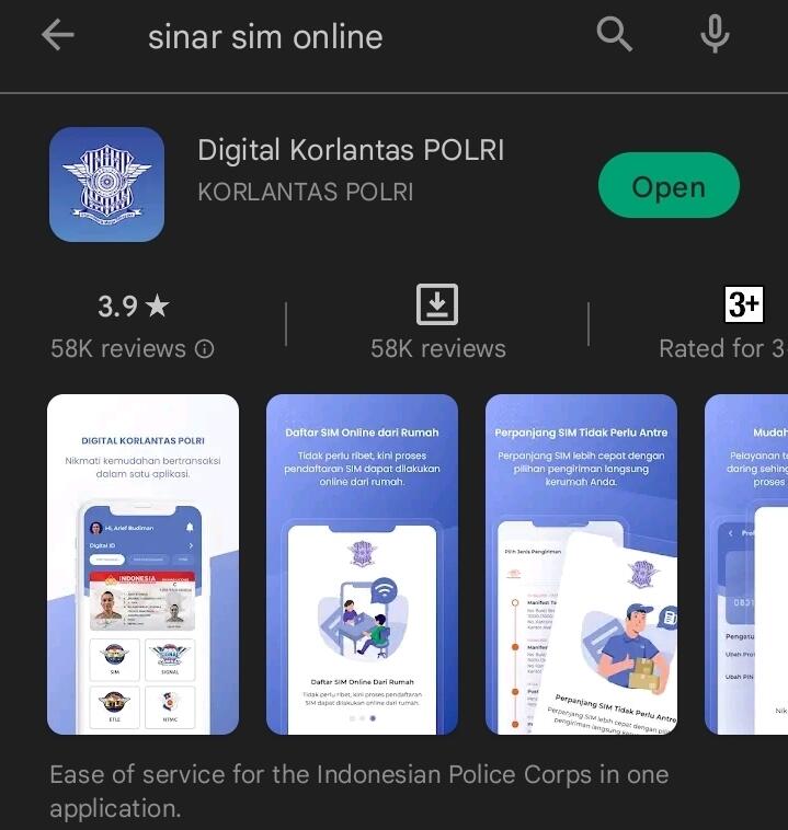 Perpanjang SIM Pakai Aplikasi Digital Korlantas