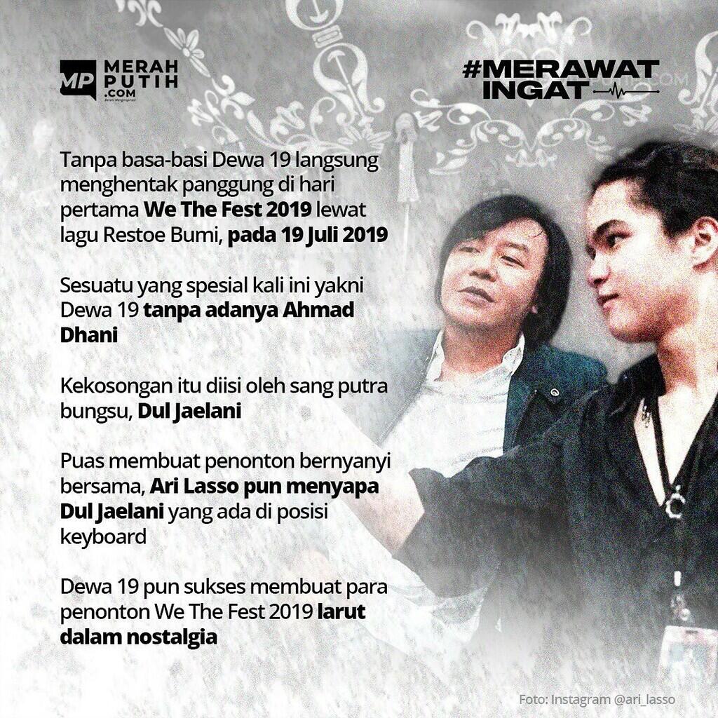 We The Fest 2019 Tampilkan Dewa 19 Featuring Ari Lasso dan Dul Jaelani
