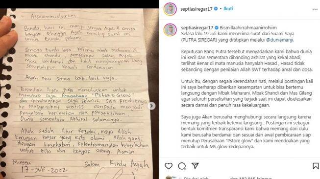 Mau Damai dengan Pihak MS Glow, Putra Siregar Putuskan Tutup PS Glow