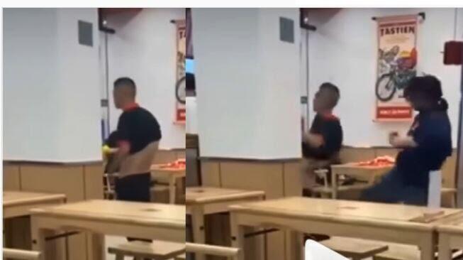 Beredar Video Seorang Emak Tendang Orang Pamer Kelamin di Tempat Umum, Patut Dicontoh