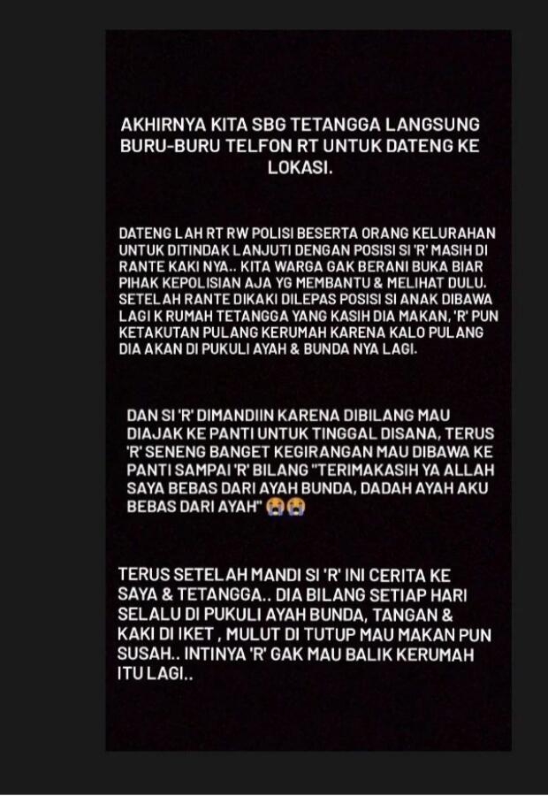 Bocah Ini Disiksa dan Dirantai Orangtuanya Kenapa Anak Selalu Jadi Korban Kekerasan? 