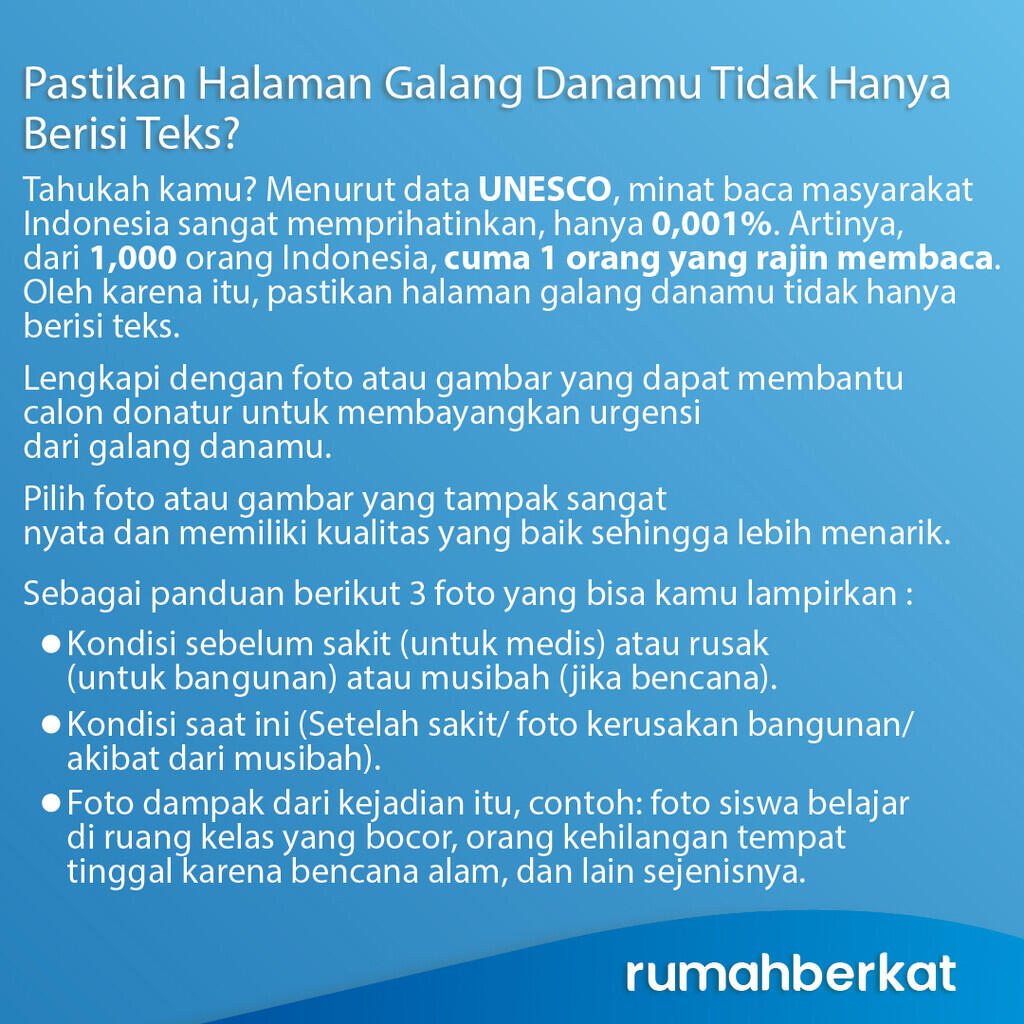 Apa Sih Penyebab Galang Dana Kamu Masih 0