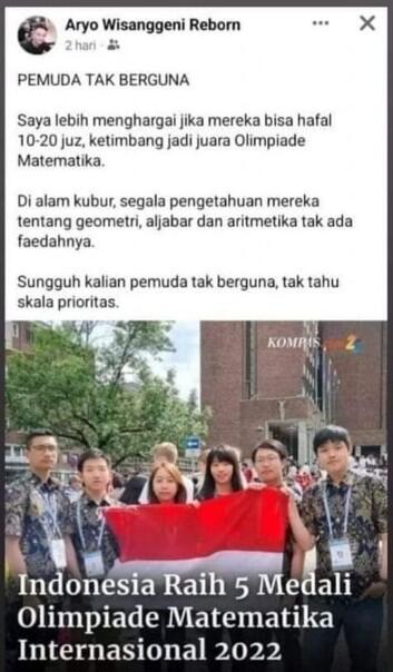 APA PENDAPAT KALIAN TENTANG INI, HAL YANG BAGUS ATAU TIDAK BAGUS MENURUT ANDA?