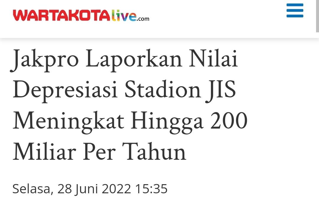 5 Data-Fakta Jakarta International Stadium yang Diresmikan Hari Ini