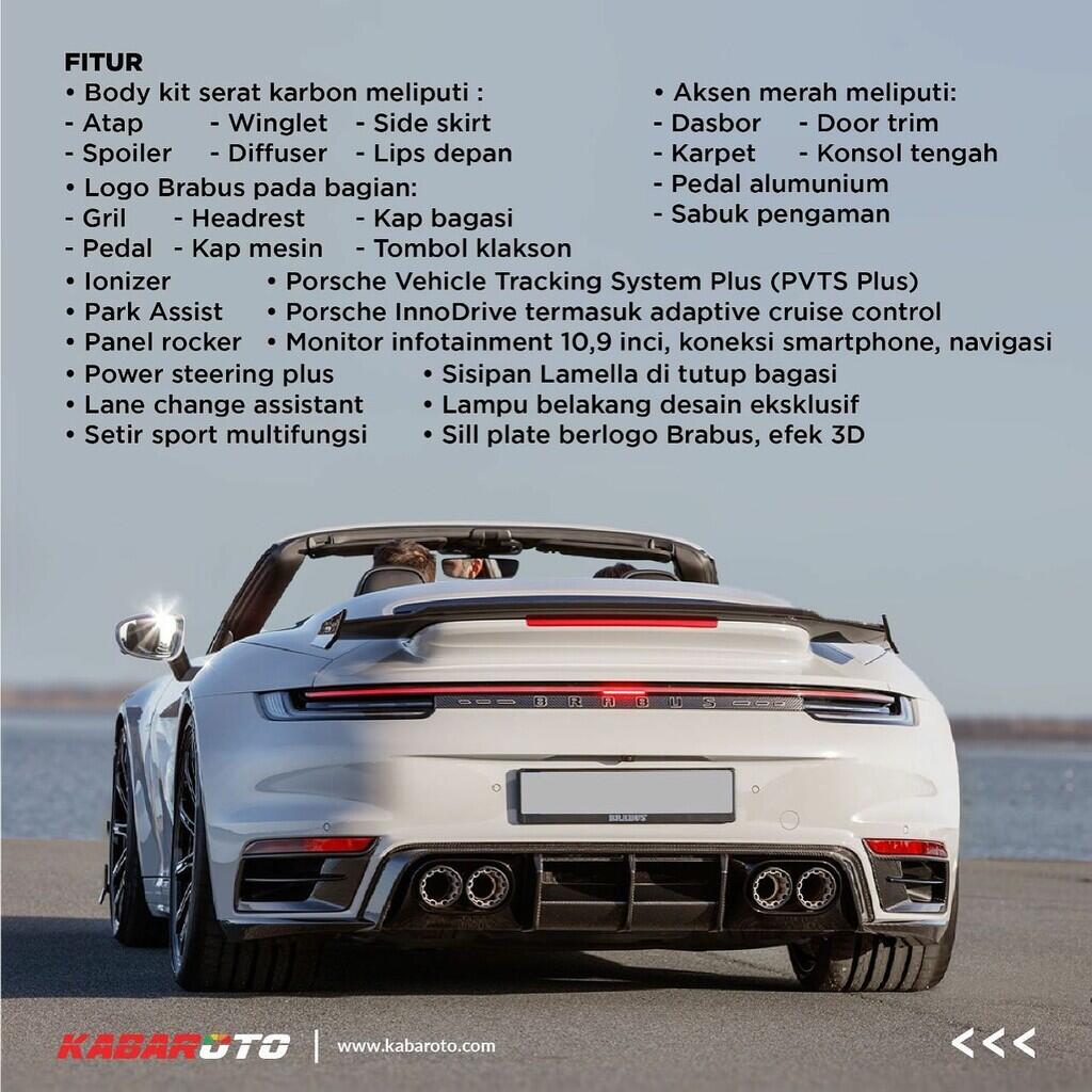 Brabus 820 911 Turbo S Spesialnya Sebuah Masterpiece