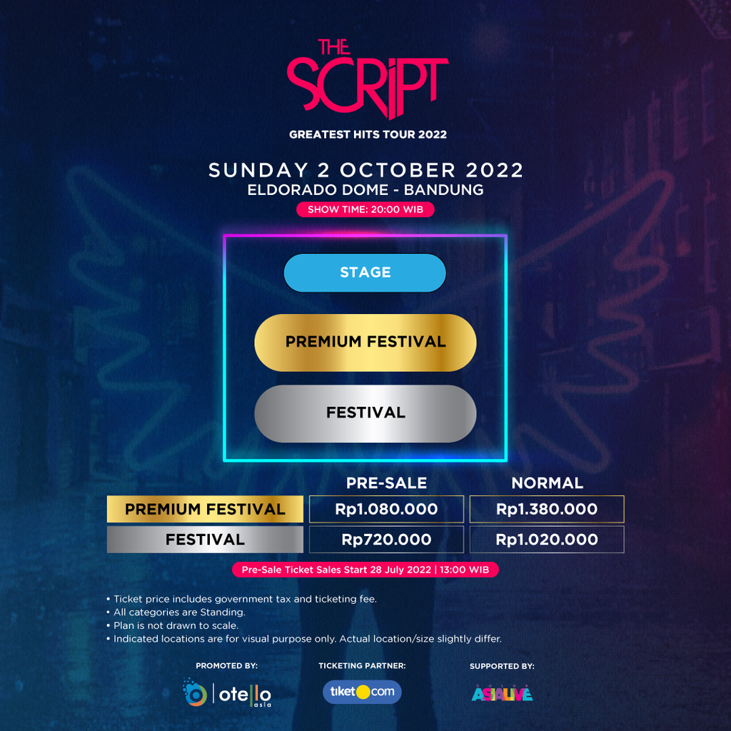 Warga Bandung, Siap-siap Kedatangan The Script Buat Ngonser!