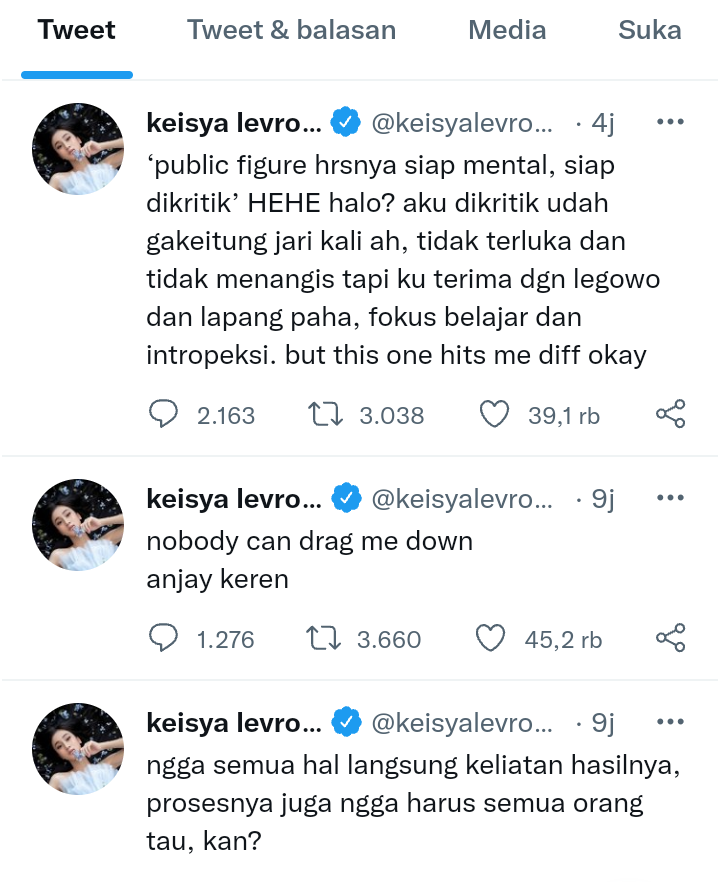 Igun Tidak Semua Publik Figur Mempunyai Mental Baja, Kesya Levronka Kena Mental
