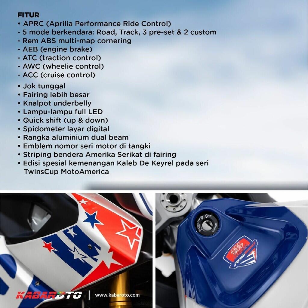 Aprilia Luncurkan RS 660 Edisi Terbatas Spesial Juara Twins Cup 2021