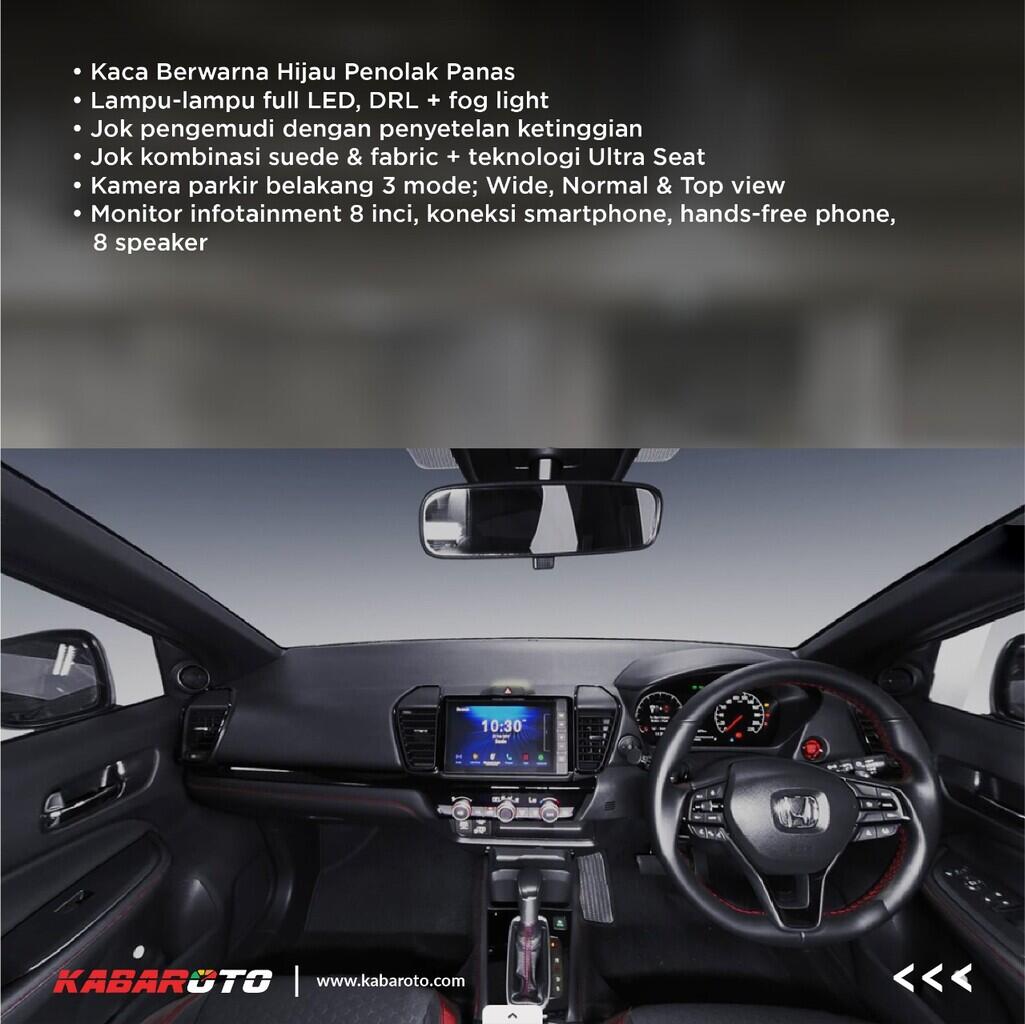 Profil Honda City Hatchback RS With Honda Sensing