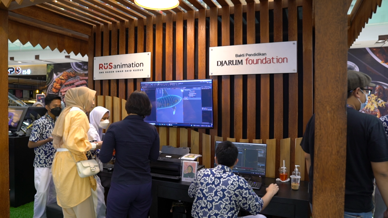 SMK RUS Kudus Menyelenggarakan Open Class Pembuatan VR di Acara Vokasiland 2022