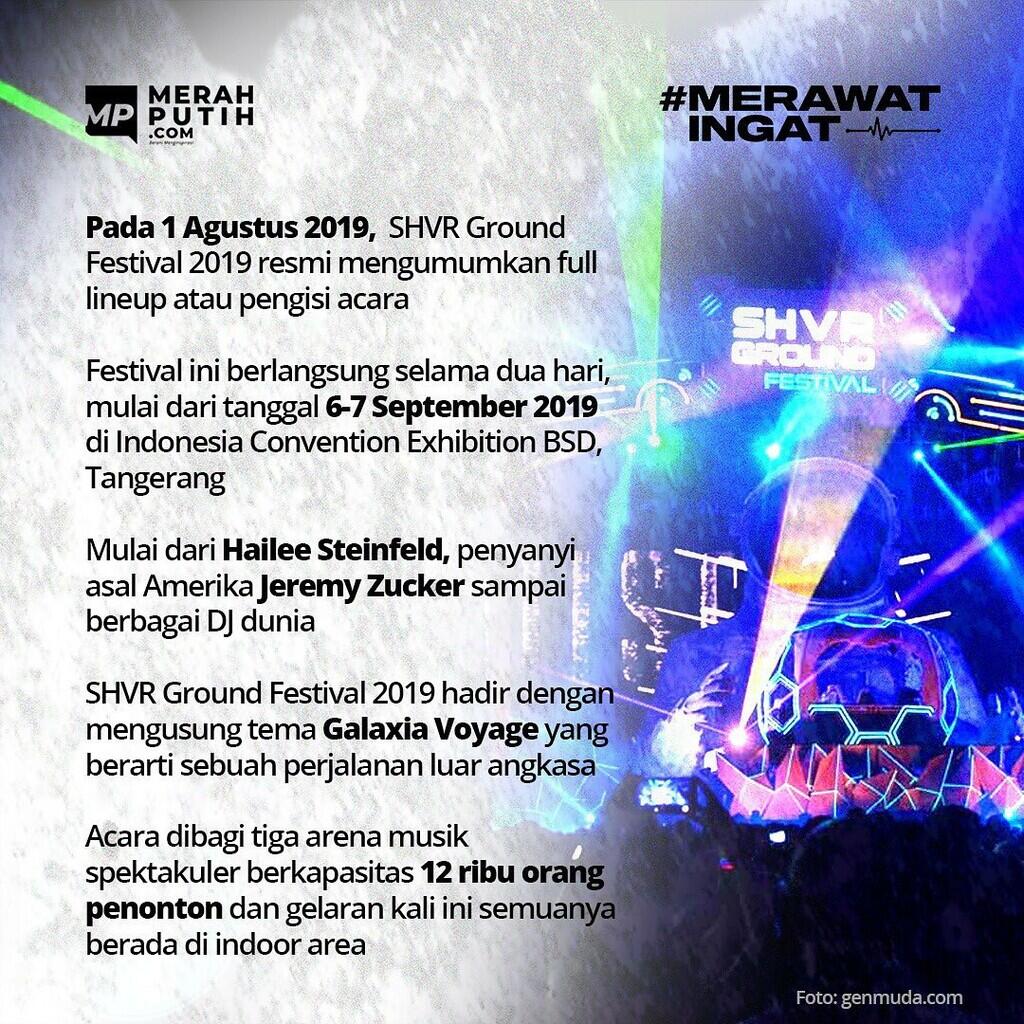 Diumumkan 'Full Lineup' SHVR Ground Festival 2019