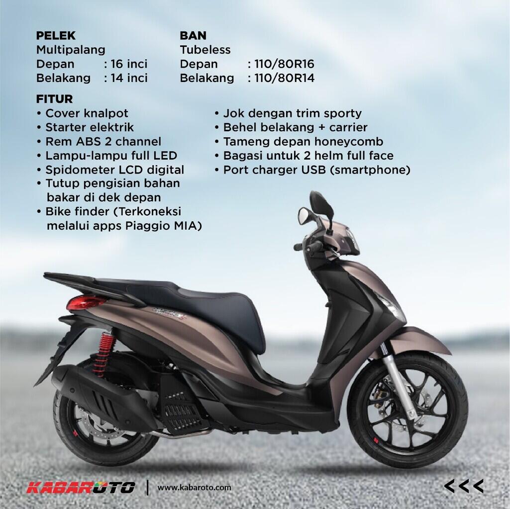 Piaggio Medley S 150 I-get ABS Resmi Punya 3 Warna Baru Di Indonesia