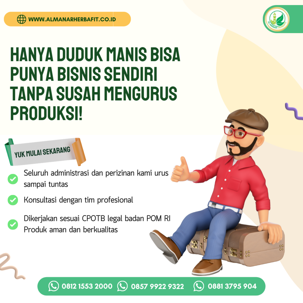 MAKLON TEH HERBAL PELANGSING (62857 9922 9322) CV ALMANAR HERBAFIT