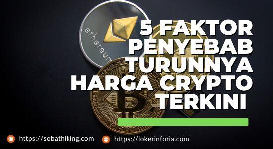 5 Faktor Penyebab Turunnya Harga Crypto Terkini 