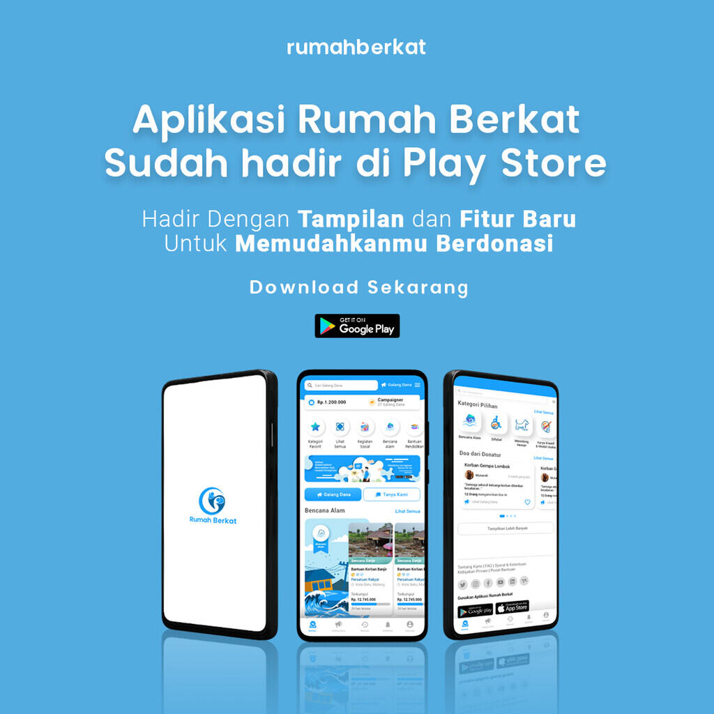 kalian sudah pada coba Aplikasi Rumahberkat versi Terbaru belum?
