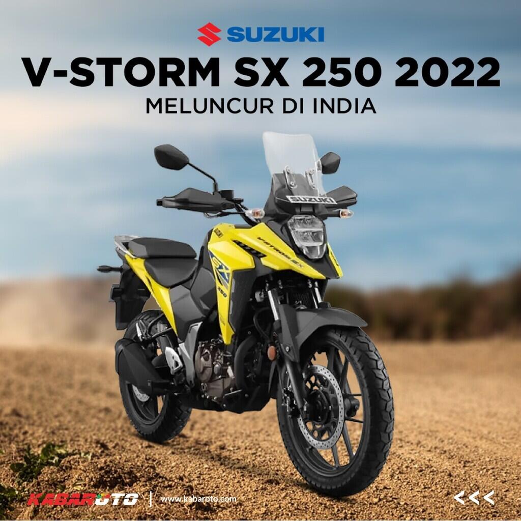 Suzuki V-Storm SX 250 2022 Meluncur Di India