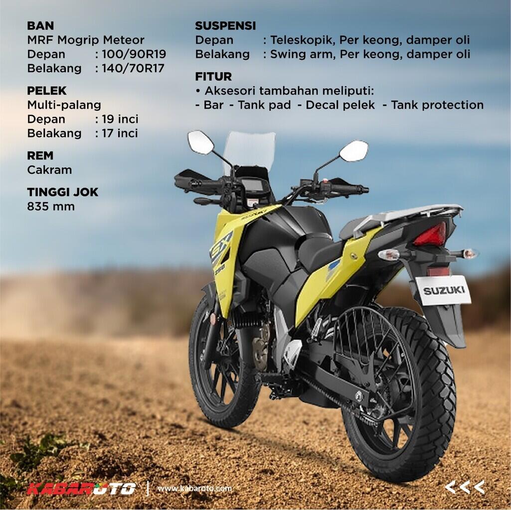 Suzuki V-Storm SX 250 2022 Meluncur Di India