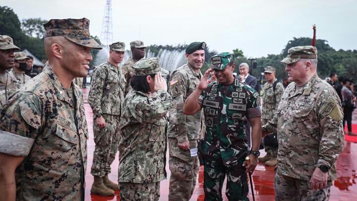 Panglima TNI Andika Perkasa Buka Latihan Super Garuda Shield 2022