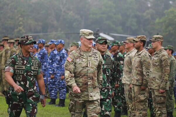 Panglima TNI Andika Perkasa Buka Latihan Super Garuda Shield 2022