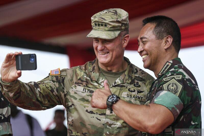 Panglima TNI Andika Perkasa Buka Latihan Super Garuda Shield 2022