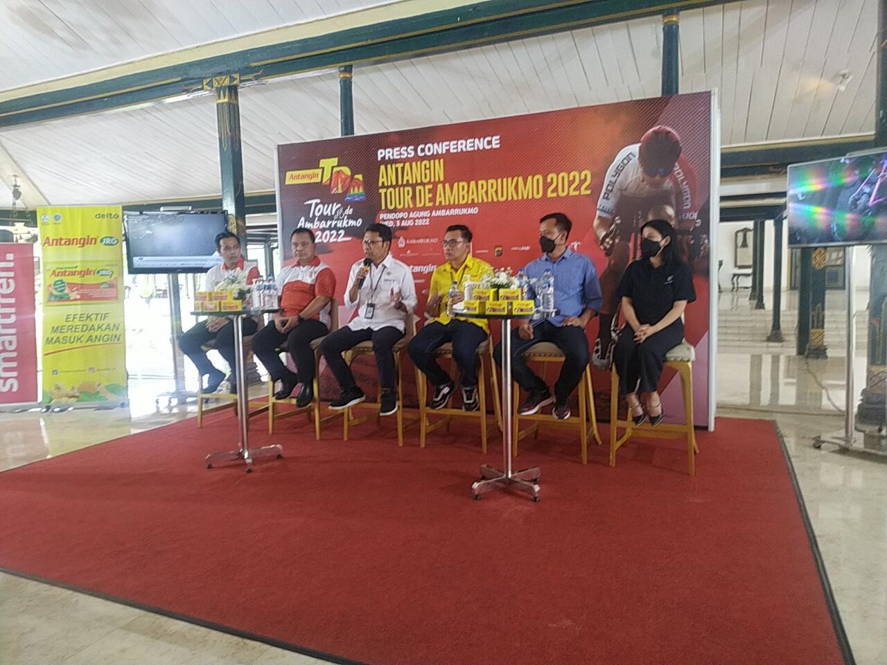 Konferensi Pers Antangin Tour De Ambarrukmo 2022,