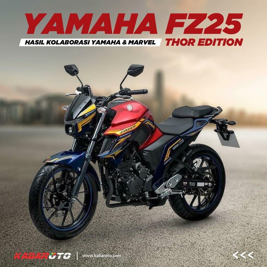 Yamaha FZ25 Edisi Superhero Thor Dibanderol Rp60 Jutaan