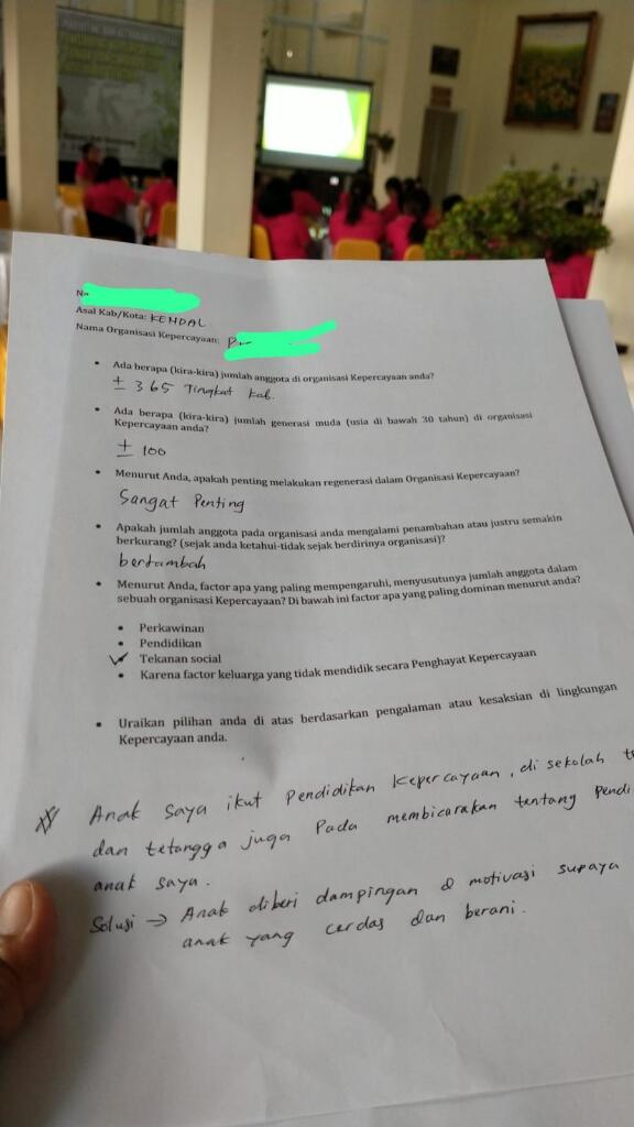 Tekanan Sosial Paling Berdampak Terhadap Merosotnya Generasi Penganut Kepercayaan

