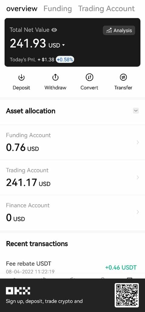 Robot Crypto AlivFuture REAL TRADING, Broker kelas dunia OKX (mirip RoyalQ)